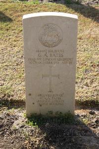 Ismailia War Memorial Cemetery - Bates, George Arthur
